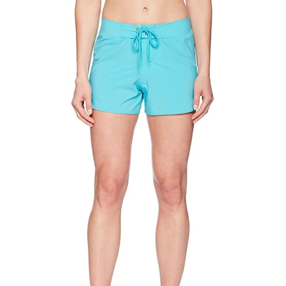 Coastal blue Women's size S (0/2) Swimwear Drawstring Board short Summer Beach